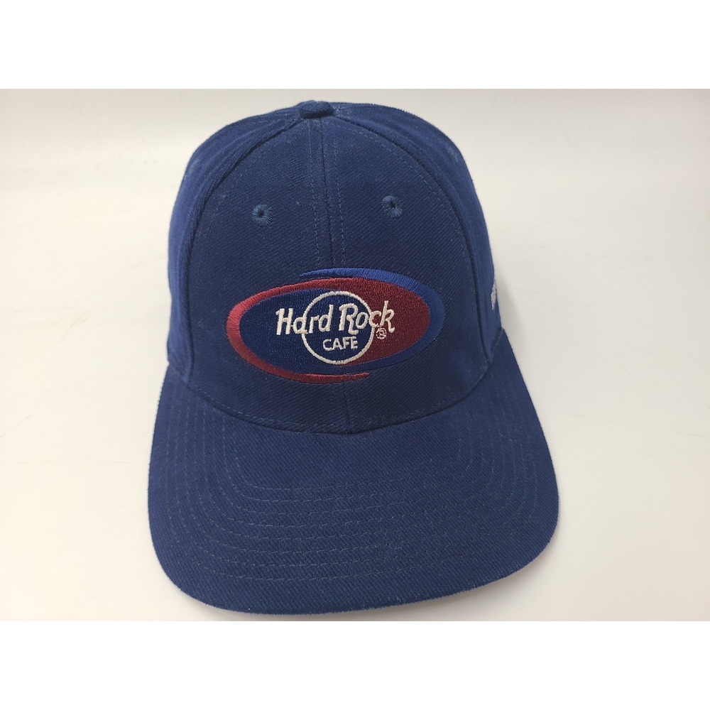 Vintage Hard Rock Cafe Hat Cap Indianapolis Strapback Adjustable Cotton Men Blue